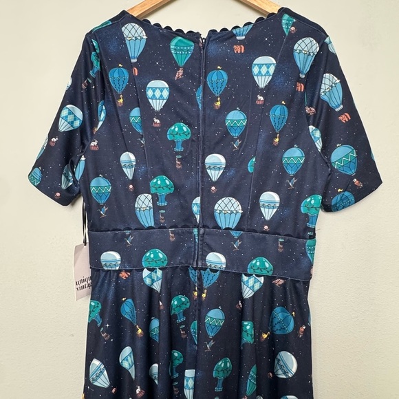 NWT Unique Vintage Hot‎ Air Baloon Dress Size XL / 14 - Picture 9 of 15